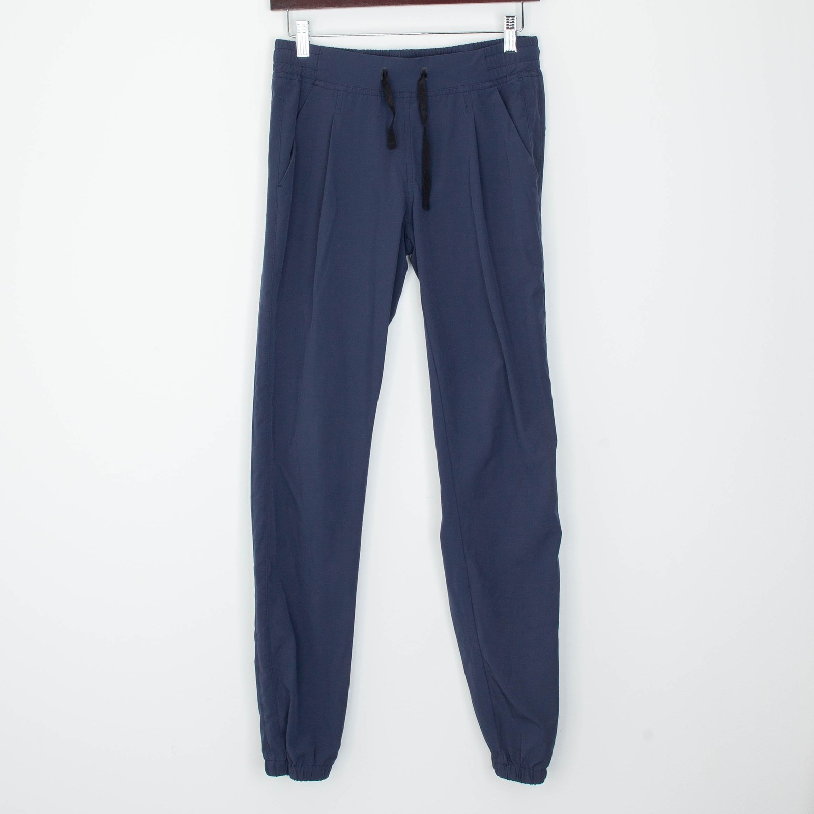 Backcountry Womens Navy Blue Jogger Pants Drawstring Waist Casual Athleisure Xs
